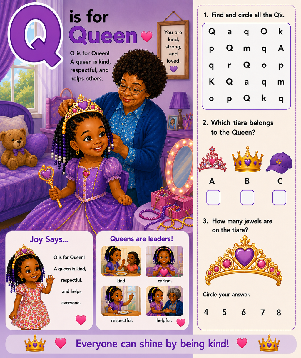 Joy's World Bonus Learning Activity Book