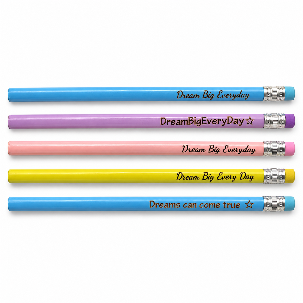 Inspirational Pencil- Assorted Colors and Messages