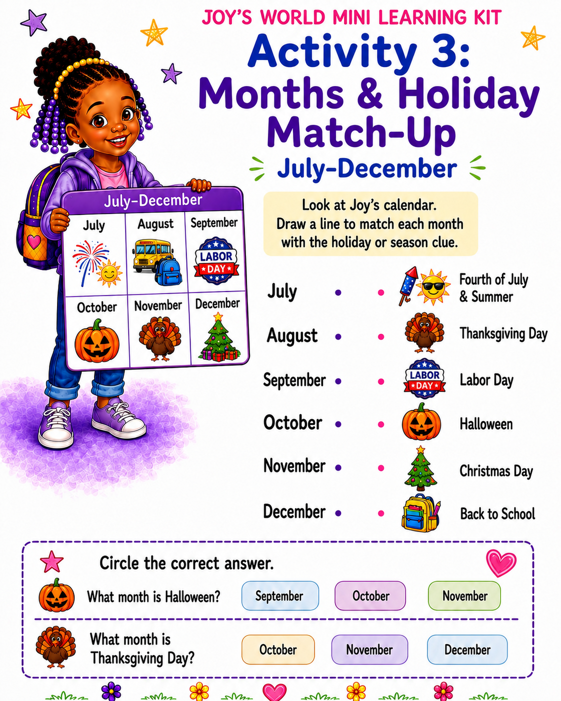 Joy's World Mini Learning Kit - Little Joy, Big Dreams