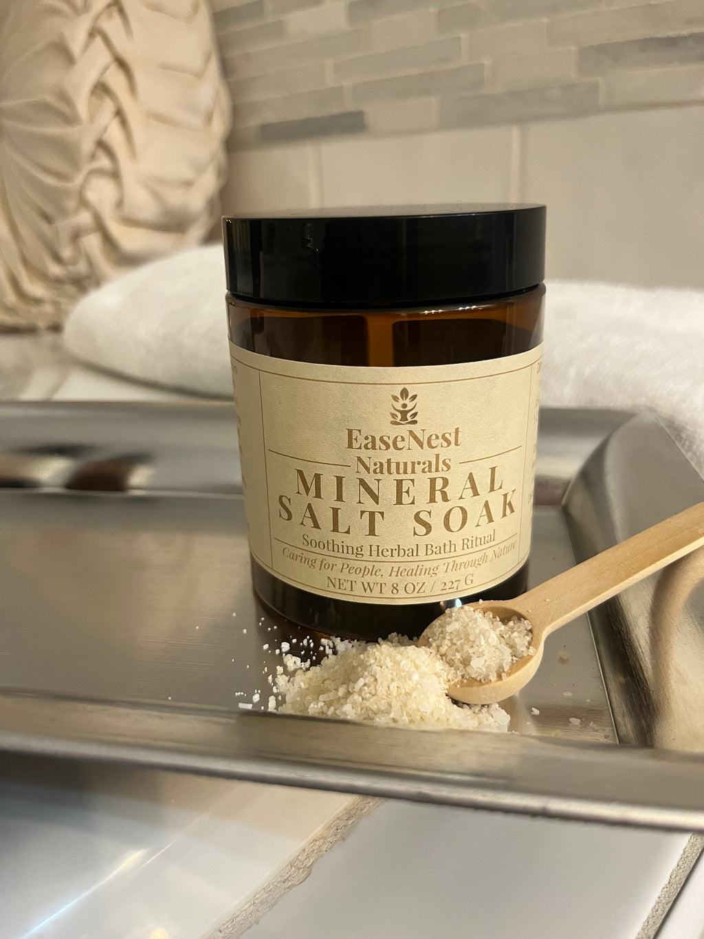 Mineral Salt Soak- Soothing Herbal Bath Ritual