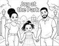 Joy at the Park- Printable PDF Coloring Book